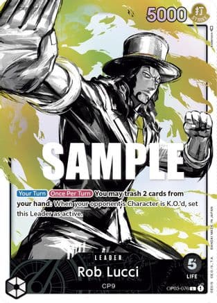 Rob Lucci (076) (Alternate Art) — Pillars of Strength