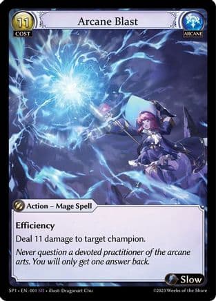 Arcane Blast — Supporter Pack 1 Grand Archive TCG card by Dragonart Chu
