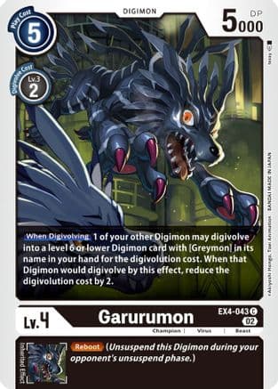 Garurumon — Alternative Being Booster
