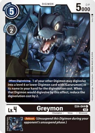 Greymon - EX4-044 — Alternative Being Booster