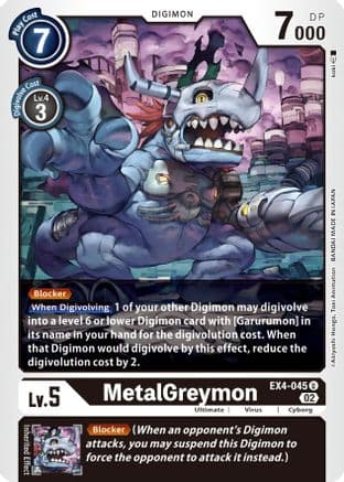 MetalGreymon - EX4-045 — Alternative Being Booster