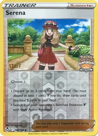 Serena - 164/195 (Regional Championships) [Staff] — League & Championship Cards