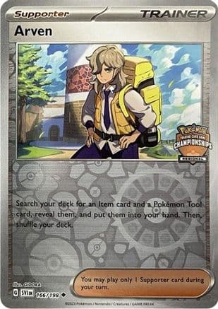 Arven - 166/198 (Regional Championships) — League & Championship Cards Pokémon TCG card by GIDO