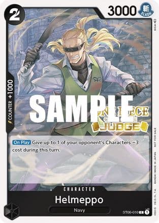 Helmeppo (Judge) — One Piece Promotion Cards