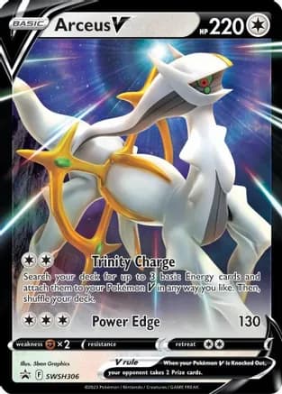 Arceus V - SWSH306 — SWSH: Sword & Shield Promo Cards