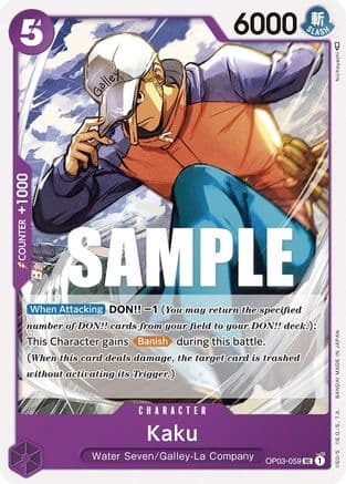 Kaku (059) — Pillars of Strength One Piece Card Game card by N/A