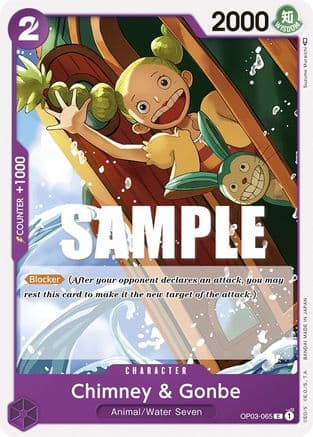 Chimney & Gonbe — Pillars of Strength One Piece Card Game card by Suzume Murakoshi