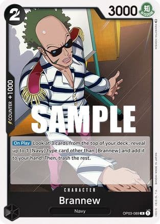 Brannew — Pillars of Strength One Piece Card Game card by HISASHI FUJIWARA