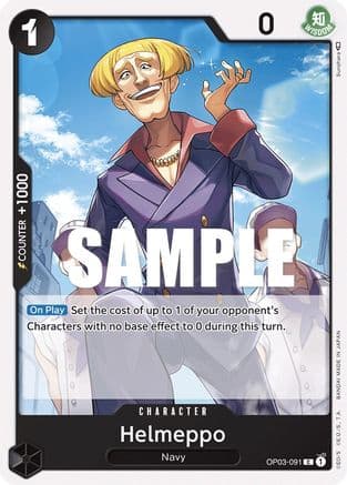 Helmeppo — Pillars of Strength One Piece Card Game card by Eiichiro Oda