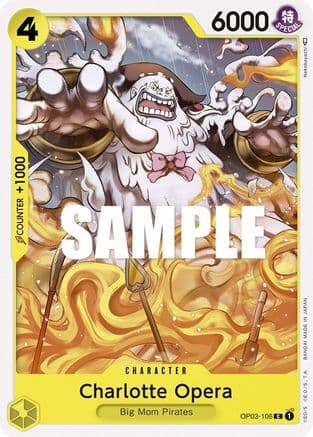 Charlotte Opera — Pillars of Strength One Piece Card Game card by Nekodamashii