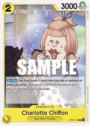 Charlotte Chiffon — Pillars of Strength One Piece Card Game card by Namurks