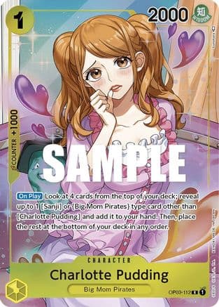 Charlotte Pudding (Alternate Art) — Pillars of Strength One Piece Card Game card by Eiichiro Oda