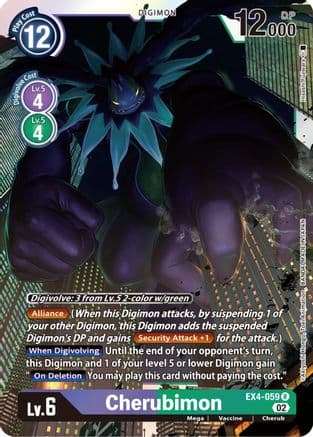 Cherubimon - EX4-059 — Alternative Being Booster Digimon Card Game card by Akatsuka Takaaki, BANDAIDIGITAL ART