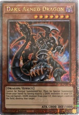 Dark Armed Dragon (Quarter Century Secret Rare) — Yu-Gi-Oh! card