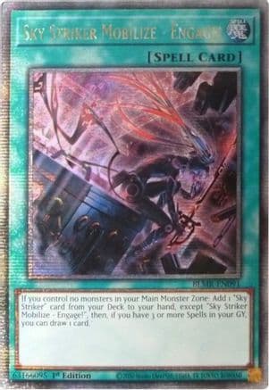 Sky Striker Mobilize - Engage! (Quarter Century Secret Rare) — Battles of Legend: Monstrous Revenge