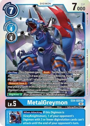 MetalGreymon - EX4-020 — Alternative Being Booster
