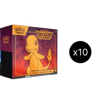 Obsidian Flames Elite Trainer Box Case — SV03: Obsidian Flames