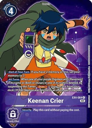Keenan Crier (Alternate Art) — Alternative Being Booster