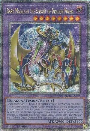 Dark Magician the Knight of Dragon Magic (Quarter Century Secret Rare) — Battles of Legend: Monstrous Revenge