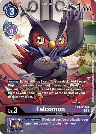Falcomon (Alternate Art) — Alternative Being Booster