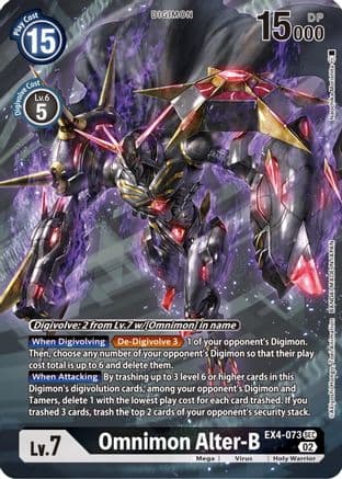 Omnimon Alter-B (Alternate Art) — Digimon Card Game card