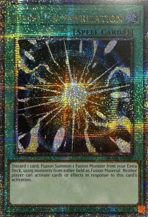 Super Polymerization (Quarter Century Secret Rare) — Yu-Gi-Oh! card