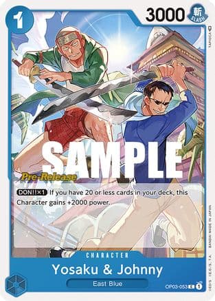Yosaku & Johnny — Pillars of Strength Pre-Release Cards