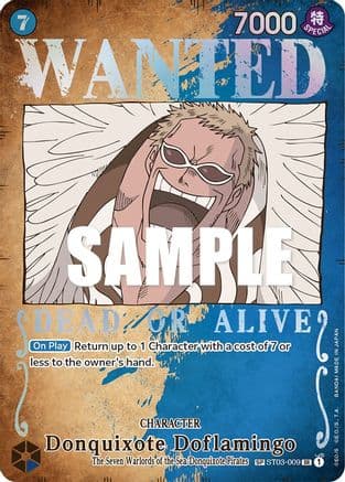Donquixote Doflamingo (Wanted Poster) — Pillars of Strength
