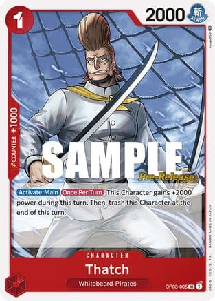 Thatch — Pillars of Strength Pre-Release Cards