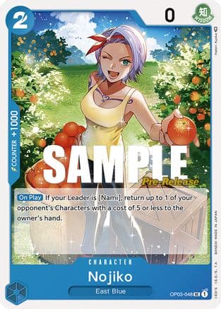 Nojiko — Pillars of Strength Pre-Release Cards