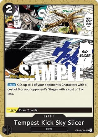 Tempest Kick Sky Slicer — One Piece Card Game card