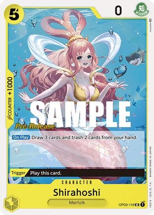 Shirahoshi — Pillars of Strength Pre-Release Cards