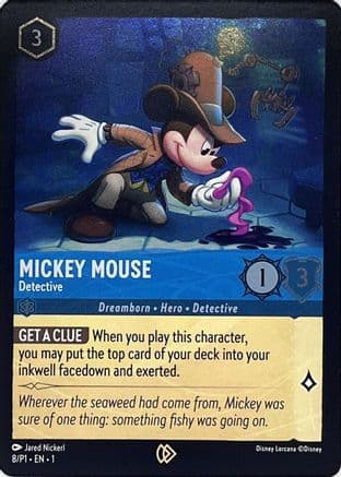 Mickey Mouse - Detective — Disney Lorcana Promo Cards