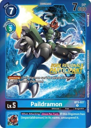 Paildramon (2023 Regionals Participant) — Release Special Booster 1.5