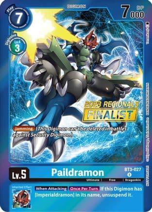 Paildramon (2023 Regionals Finalist) — Release Special Booster 1.5
