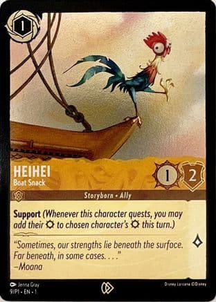 Heihei - Boat Snack — Disney Lorcana Promo Cards