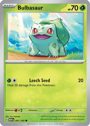 Bulbasaur - 001/165 — SV: Scarlet & Violet 151