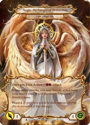 Figment of Protection // Aegis, Archangel of Protection (Marvel) — Flesh and Blood card