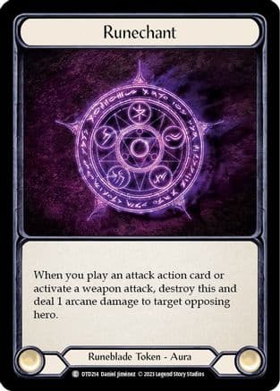 Runechant — Dusk till Dawn Flesh and Blood card by Daniel Jimenez