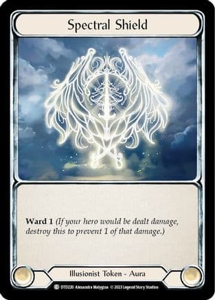 Spectral Shield — Dusk till Dawn Flesh and Blood card by Alexandra Malygina