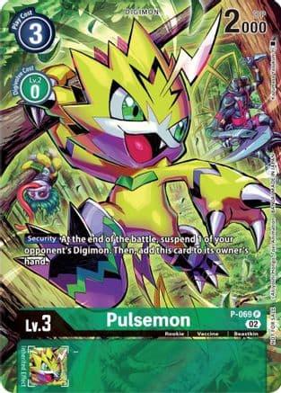 Pulsemon - P-069 (Official Tournament Pack Vol.10) — Digimon Promotion Cards