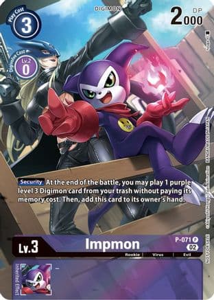 Impmon - P-071 (Official Tournament Pack Vol.10) — Digimon Promotion Cards