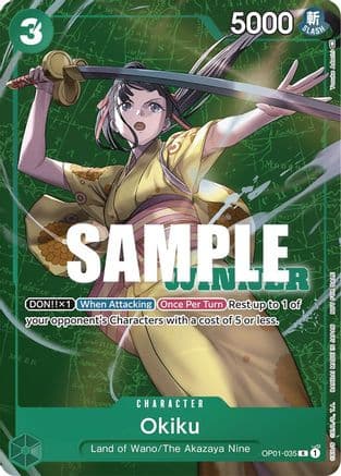 Okiku (Winner Pack Vol. 4) — One Piece Promotion Cards