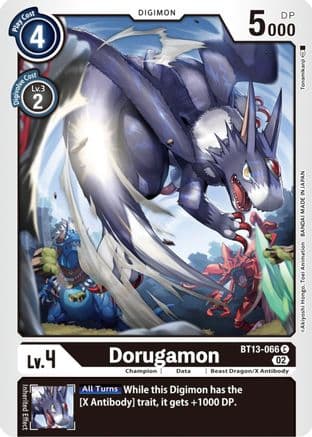 Dorugamon — Versus Royal Knights Digimon Card Game card by Tonamikanji