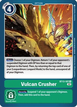 Vulcan Crusher — Versus Royal Knights