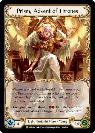 Prism, Advent of Thrones - HER084 — Flesh and Blood: Promo Cards