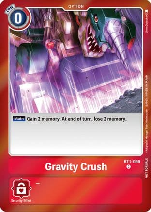 Gravity Crush (Event Pack 5) — Release Special Booster 1.0