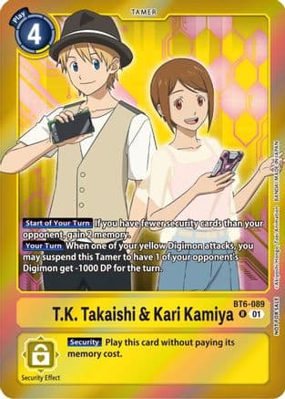 T.K. Takaishi & Kari Kamiya (Event Pack 5) — Double Diamond