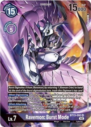 Ravemon: Burst Mode (Alternate Art) — Versus Royal Knights