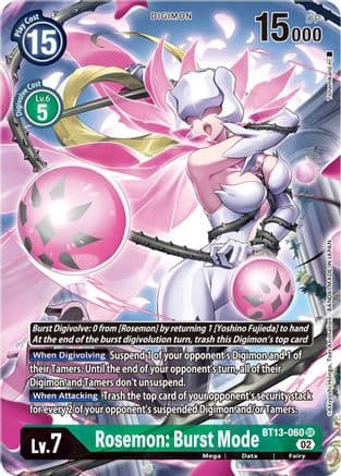 Rosemon: Burst Mode (Alternate Art) — Versus Royal Knights